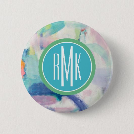 Monogrammm | Test und Airy Bright Button (Vorderseite)