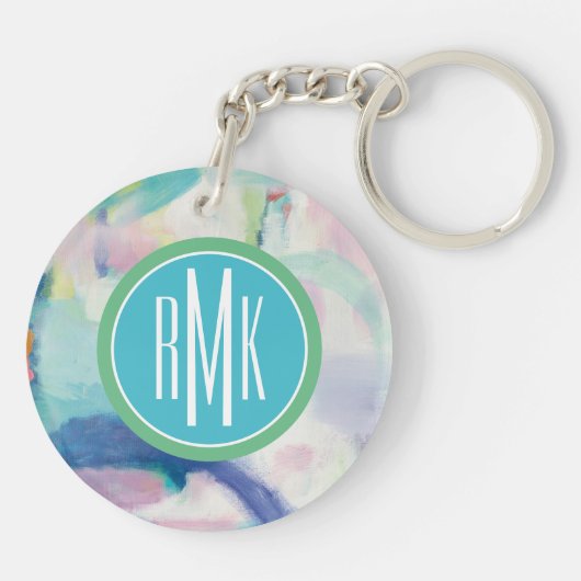 Monogrammm | Test und Airy Bright Schlüsselanhänger (Rückseite)