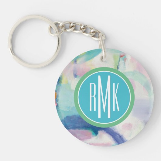 Monogrammm | Test und Airy Bright Schlüsselanhänger (Vorderseite)