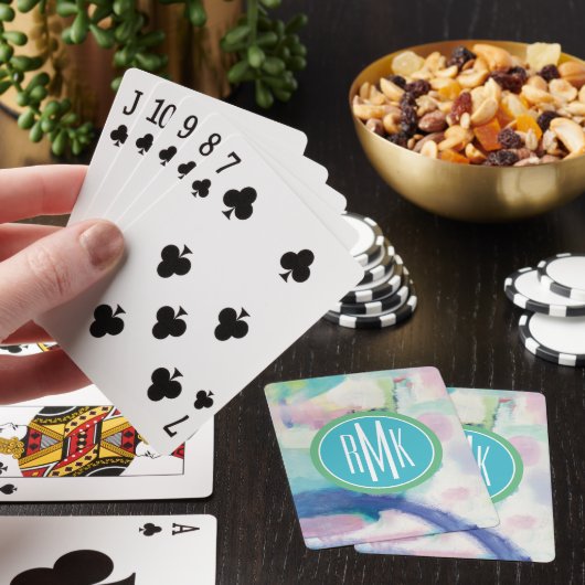 Monogrammm | Test und Airy Bright Spielkarten (In Situ)