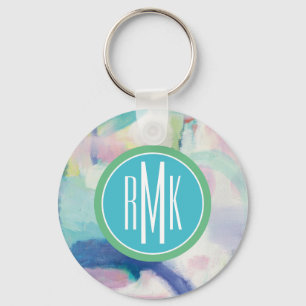 Monogrammm  Trial und Airy Bright Schlüsselanhänger