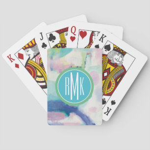 Monogrammm  Trial und Airy Bright Spielkarten