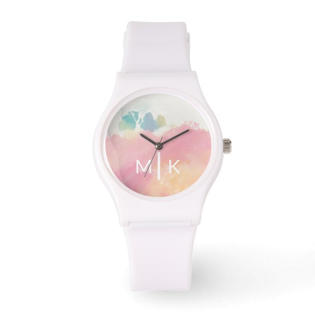 Monogrammm | Was ich beim Weck gesehen habe Armbanduhr (Vorderseite)