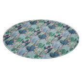 Monogrammm | Weiches Patel-Muster Schneidebrett (Ecke)