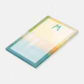 Monogrammm | Zitrusfrüchte I Post-it Klebezettel (angewinkelt)