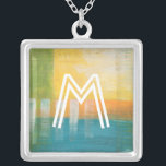 Monogrammm | Zitrusfrüchte I Versilberte Kette<br><div class="desc">Modern</div>