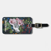 Monogrammname der Summer-Blume Gepäckanhänger (Vorderseite horizontal)