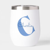 Monogrammname Moderne Typografie (Rückseite)