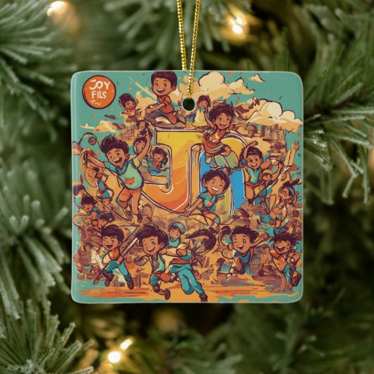 #MonogrammOrnament Keramikornament (Baum)