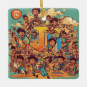 #MonogrammOrnament Keramikornament (Vorderseite)