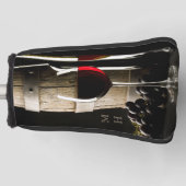 Monogrammputterabdeckung des Wein-Liebhabers Golf Headcover (Vorderseite)