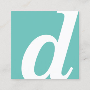 Monogrammquadrat Quadratische Visitenkarte