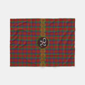 MonogrammRobertsonTartan Fleecedecke (Vorderseite (Horizontal))