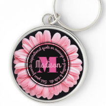 Monogrammrosa Gerbera addieren Ihre eigene
