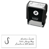 Monogrammschrift Permastempel (Beispiel)