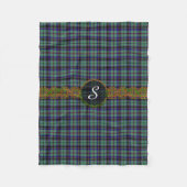 MonogrammStevensonTartan Fleecedecke (Vorderseite)