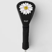 Monogramy Daisy Golf Club Head Cover Golf Headcover (Vorderseite)