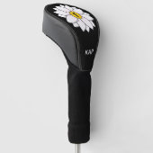 Monogramy Daisy Golf Club Head Cover Golf Headcover (angewinkelt)