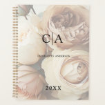 Monogran Blume Boho Planner Planer<br><div class="desc">Blume,  boho,  Monogram kundenspezifischer Planer. Editieren Sie Ihr Produkt in wenigen Minuten. Sie können Schriftart/Größe/Farbe und Position mit "weiter personalisieren" ändern.</div>