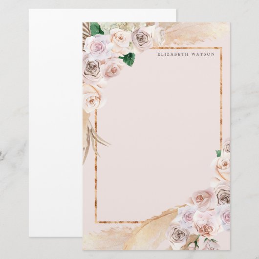 Monographie Briefpapier (Vorne/Hinten)