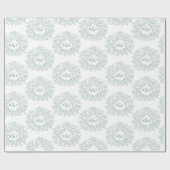 Monographie der grünen Blätter, zeichnend auf Weiß Geschenkpapier (Flach)