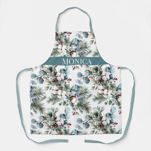 Monographie der modernen Baumwolle Pine Schürze (Vorderseite)