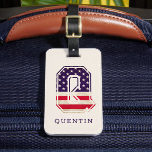 Monographie der USA Gepäckanhänger