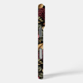 Monographie des Burgundy Floral Pattern Case-Mate iPhone Hülle (Rückseite / Rechts)