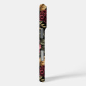 Monographie des Burgundy Floral Pattern Case-Mate iPhone Hülle (Rückseite / Rechts)