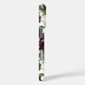 Monographie des Burgundy Floral Pattern Case-Mate iPhone Hülle (Rückseite / Rechts)