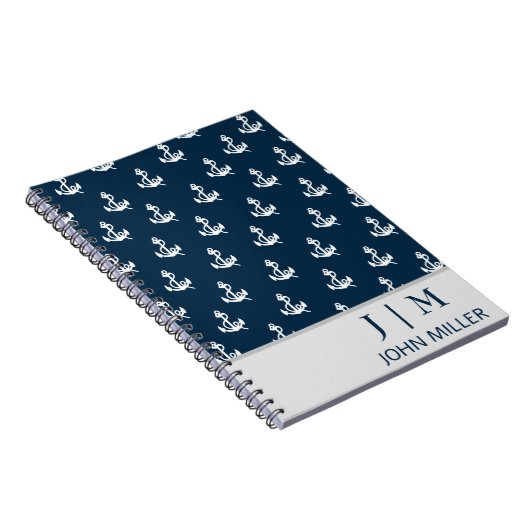 Monographie des Musters für das Muster des Navy Na Notizblock (Rechte Seite)