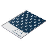 Monographie des Musters für das Muster des Navy Na Notizblock (Linke Seite)