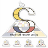 Monographie des Sublime Neoplasticismus Art. Buchs Aufkleber (Vorderseite)