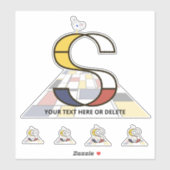 Monographie des Sublime Neoplasticismus Art. Buchs Aufkleber (Blatt)