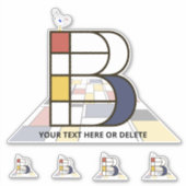 Monographie des Sublime Neoplasticismus Art. Buchs Aufkleber (Vorderseite)