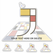 Monographie des Sublime Neoplasticismus Art. Buchs Aufkleber (Vorderseite)