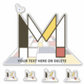 Monographie des Sublime Neoplasticismus Art. Buchs Aufkleber (Vorderseite)