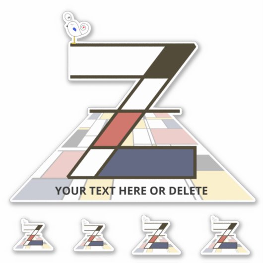 Monographie des Sublime Neoplasticismus Art. Buchs Aufkleber (Vorderseite)