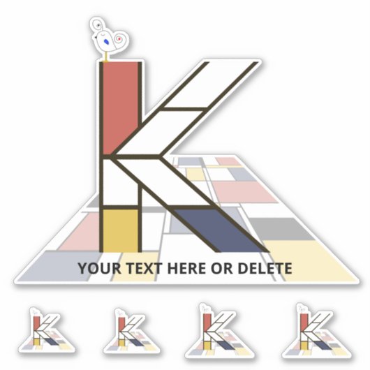 Monographie des Sublime Neoplasticismus Art. Buchs Aufkleber (Vorderseite)