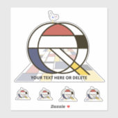 Monographie des Sublime Neoplasticismus Art. Buchs Aufkleber (Blatt)