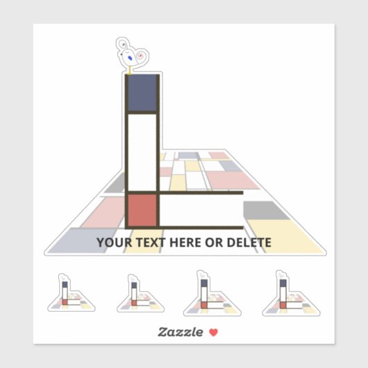 Monographie des Sublime Neoplasticismus Art. Buchs Aufkleber (Blatt)