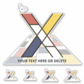 Monographie des Sublime Neoplasticismus Art. Buchs Aufkleber (Vorderseite)