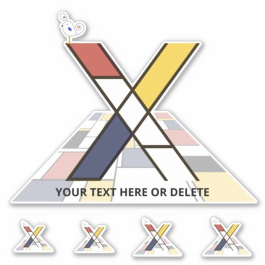 Monographie des Sublime Neoplasticismus Art. Buchs Aufkleber (Vorderseite)