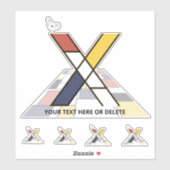 Monographie des Sublime Neoplasticismus Art. Buchs Aufkleber (Blatt)