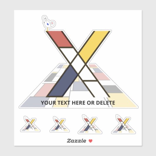 Monographie des Sublime Neoplasticismus Art. Buchs Aufkleber (Blatt)