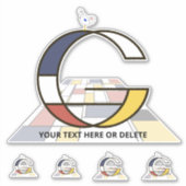 Monographie des Sublime Neoplasticismus Art. Buchs Aufkleber (Vorderseite)