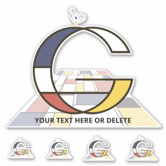 Monographie des Sublime Neoplasticismus Art. Buchs Aufkleber (Vorderseite)