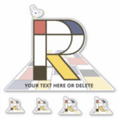 Monographie des Sublime Neoplasticismus Art. Buchs Aufkleber (Vorderseite)