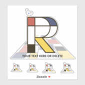 Monographie des Sublime Neoplasticismus Art. Buchs Aufkleber (Blatt)