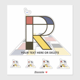 Monographie des Sublime Neoplasticismus Art. Buchs Aufkleber